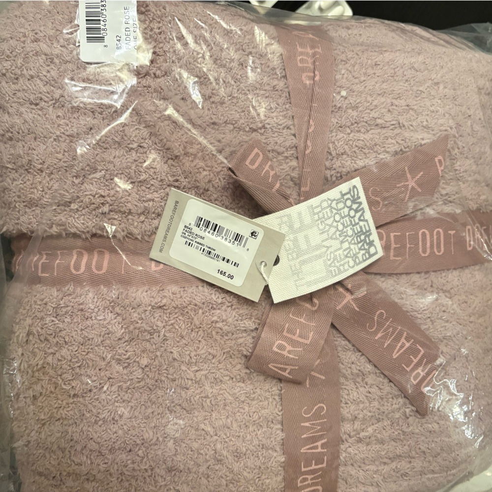 Barefoot Dreams Faded Rose Blanket